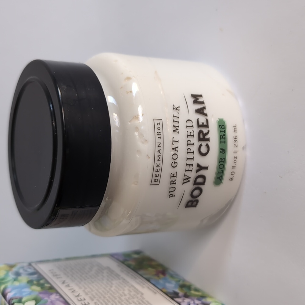 Aloe & Iris Body Cream Beekman 1802 Whipped 8 oz. - Picture 2 of 3